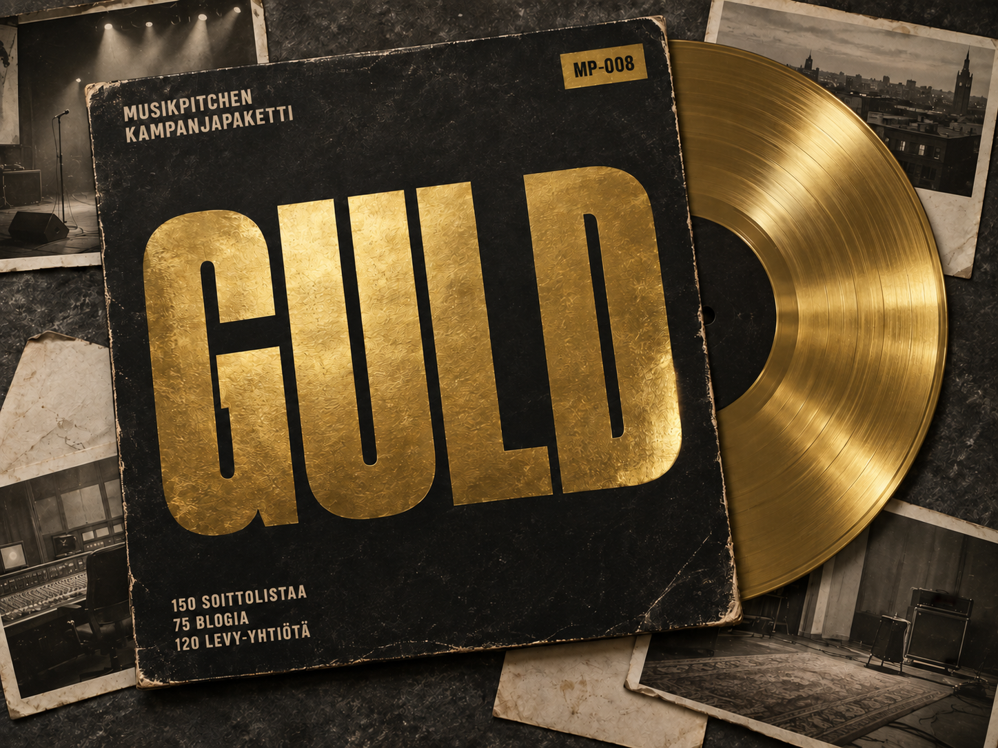 Guldpitchen - Laaja julkaisukampanja: soittolistat, radio, media ja levy-yhtiöt